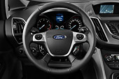 AUT 30 IZ1446 01
2013 Ford Grand C-Max Titanium Mini MPV Black Interior Detail In Studio