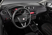 AUT 30 IZ1458 01
2011 SEAT Ibiza ST 5 Door Wagon Silver Interior Detail In Studio
