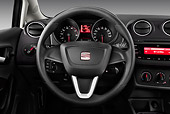 AUT 30 IZ1461 01
2011 SEAT Ibiza ST 5 Door Wagon Silver Interior Detail In Studio
