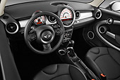 AUT 30 IZ1538 01
2013 Mini Cooper Clubman S Black Interior Detail In Studio