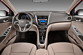 AUT 30 IZ1565 01
2012 Hyundai Accent GLS Sedan Red Interior Detail In Studio
