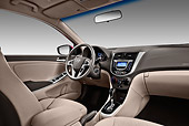 AUT 30 IZ1567 01
2012 Hyundai Accent GLS Sedan Red Interior Detail In Studio