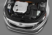 AUT 30 IZ1568 01
2012 Kia Optima Hybrid Silver Engine Detail In Studio
