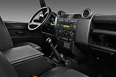 AUT 30 IZ1575 01
2013 Land Rover Defender 110 SW SE SUV Black Interior Detail In Studio