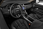 AUT 30 IZ1579 01
2013 Land Rover Range Rover Evoque SUV White Interior Detail In Studio