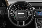 AUT 30 IZ1582 01
2013 Land Rover Range Rover Evoque SUV White Interior Detail In Studio