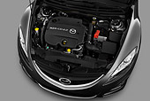 AUT 30 IZ1583 01
2013 Mazda6 Active Wagon Black Engine Detail In Studio
