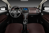 AUT 30 IZ1590 01
2012 Mitsubishi MiEV SE White Interior Detail In Studio