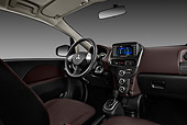 AUT 30 IZ1592 01
2012 Mitsubishi MiEV SE White Interior Detail In Studio