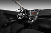 AUT 30 IZ1595 01
2013 Toyota Verso-S Terra 5 Door Hatchback Blue Interior Detail In Studio