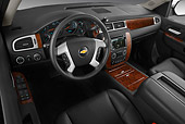 AUT 30 IZ1604 01
2013 Chevrolet Suburban LTZ White Interior Detail In Studio