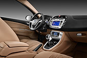 AUT 30 IZ1615 01
2011 Lancia Delta Gold 5 Door Interior Detail In Studio