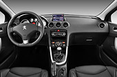 AUT 30 IZ1631 01
2013 Peugeot 308 5 Door Hatchback Black Interior Detail In Studio