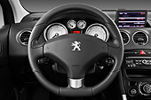 AUT 30 IZ1632 01
2013 Peugeot 308 5 Door Hatchback Black Interior Detail In Studio