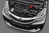 AUT 30 IZ1638 01
2013 Subaru Trezia Comfort 5 Door Hatchback Gray Engine Detail In Studio