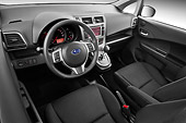 AUT 30 IZ1639 01
2013 Subaru Trezia Comfort 5 Door Hatchback Gray Interior Detail In Studio