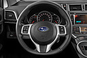 AUT 30 IZ1642 01
2013 Subaru Trezia Comfort 5 Door Hatchback Gray Interior Detail In Studio