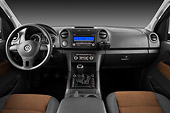 AUT 30 IZ1646 01
2012 Volkswagen Amarok Trendline Truck Brown Interior Detail On White Seamless