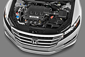 AUT 30 IZ1663 01
2012 Honda Crosstour EXL Silver Engine Detail In Studio