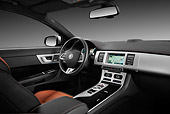AUT 30 IZ1671 01
2012 Jaguar XF Portfolio Silver Interior Detail In Studio