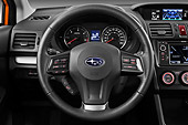 AUT 30 IZ1675 01
2012 Subaru XV Executive SUV Orange Interior Detail In Studio