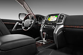 AUT 30 IZ1679 01
2012 Toyota Land Cruiser V8 SUV Silver Interior Detail In Studio