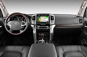 AUT 30 IZ1681 01
2012 Toyota Land Cruiser V8 SUV Silver Interior Detail In Studio