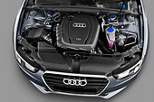 AUT 30 IZ1688 01
2012 Audi A5 S Line Coupe Blue Engine Detail In Studio