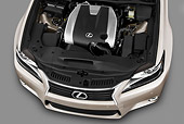 AUT 30 IZ1698 01
2013 Lexus GS 350 Tan Engine Detail In Studio