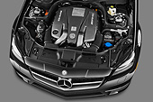 AUT 30 IZ1727 01
2013 Mercedes-Benz CLS63 AMG Sedan Black Engine Detail In Studio