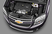 AUT 30 IZ1743 01
2013 Chevrolet Orlando LTZ+ MPV Purple Engine Detail In Studio