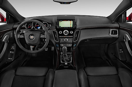 2014 Cadillac Cts Coupe V Rwd 2 Door Interior Detail In
