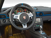 AUT 30 RK0070 01
1953 Yellow Cadillac Eldorado Conv Top Down Overhead View Of Interior