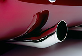 AUT 30 RK1869 02
1932 Ford Custom Roadster Burgundy Detail Rear Exhaust Pipe