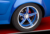 AUT 30 RK4800 01
1965 Ford Mustang Pro Street Blue With White Stripes Rear Wheel Detail Studio