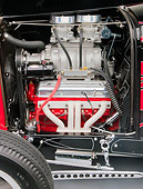 AUT 30 RK4914 01
1932 Ford Roadster Hot Rod Black With Flames Engine Detail Studio