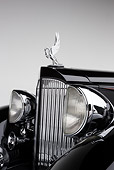 AUT 30 RK5126 01
1933 Packard Twelve Custom Dietrich Coupe Black Front Detail On White Seamless
