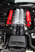 AUT 30 RK5359 01
2010 Dodge Viper ACR Blue With Black Stripe Engine Detail In Studio