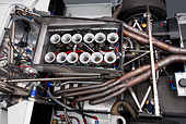 AUT 30 RK5563 01
1984 Jaguar GTP XJR-5 IMSA Race Car White And Green Engine Detail In Studio