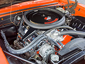 AUT 30 RK5611 01
1969 Chevrolet Camaro ZL-1 Orange Engine Detail