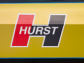 AUT 30 RK5688 01
1967 Pontiac Hurst Grand Prix Convertible Black, Gold And Blue Emblem Detail