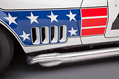AUT 30 RK5724 01
1969 Chevrolet Corvette BFG #49 ZL-1 Race Car Red, White And Blue Vent Detail In Studio
