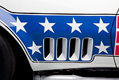 AUT 30 RK5725 01
1969 Chevrolet Corvette BFG #49 ZL-1 Race Car Red, White And Blue Vent Detail In Studio