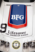 AUT 30 RK5729 01
1969 Chevrolet Corvette BFG #49 ZL-1 Race Car Red, White And Blue Hood Detail In Studio