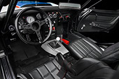 AUT 30 RK5744 01
1969 Chevrolet Corvette BFG #49 ZL-1 Race Car Red, White And Blue Interior Detail In Studio