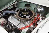 AUT 30 RK5749 01
1969 Chevrolet Corvette BFG #49 ZL-1 Race Car Red, White And Blue Engine Detail In Studio