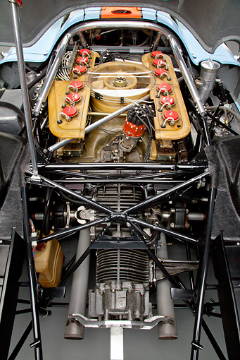 AUT 30 RK5779 01 1969 Porsche 917K Blue And Orange Engine Detail Studio