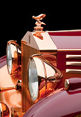 AUT 30 RK5791 01
1937 Rolls-Royce Phantom III Freestone & Webb Sedanca Red And Copper Front Detail In Studio