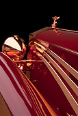 AUT 30 RK5810 01
1937 Rolls-Royce Phantom III Freestone & Webb Sedanca Red And Copper Hood Detail In Studio
