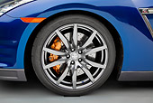 AUT 30 RK5961 01
2012 Nissan GT-R Deep Blue Pearl Front Wheel Detail In Studio